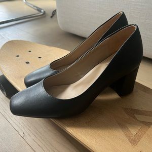 Naturalizer Black Block Heels